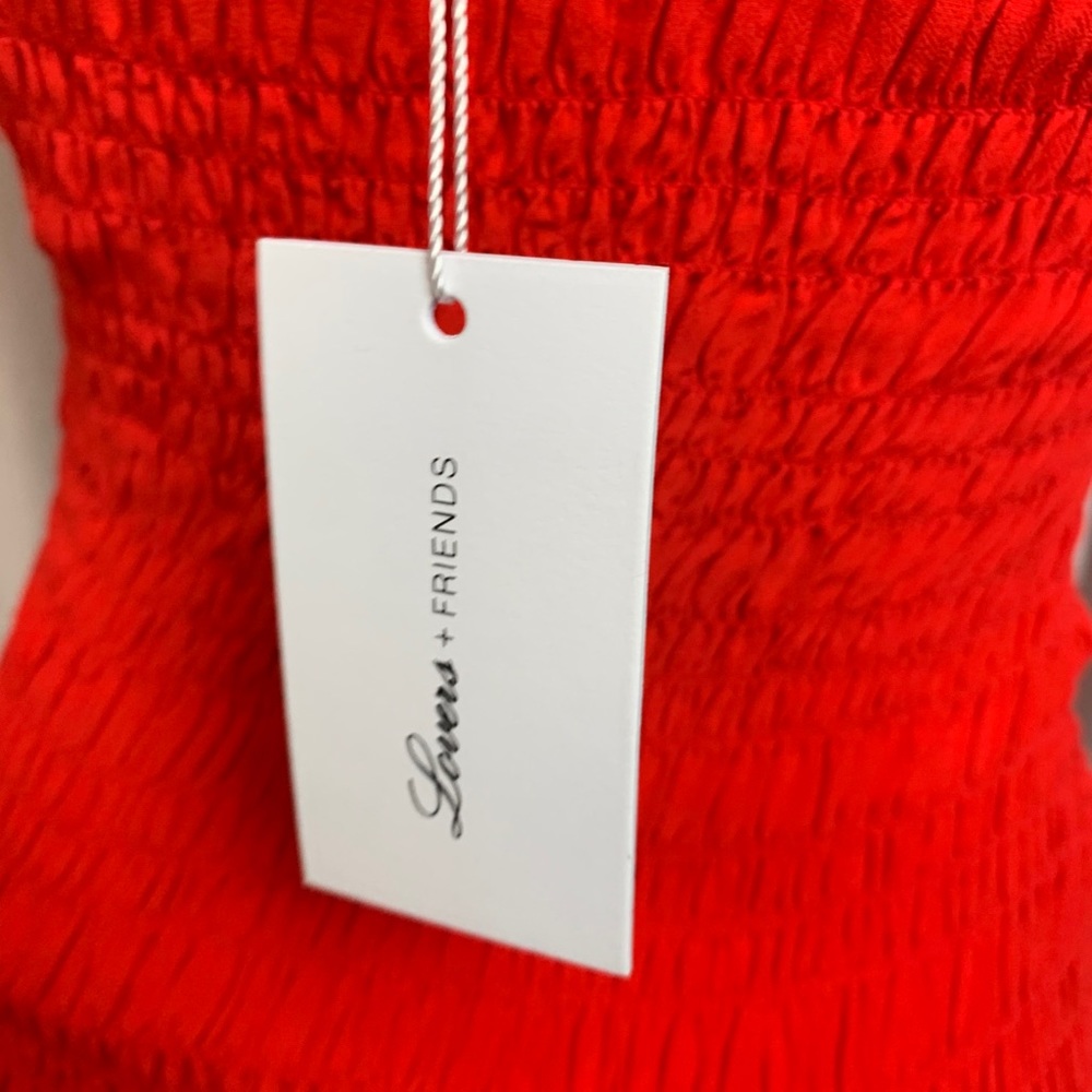 Red Mini Dress - Picture 2 of 4